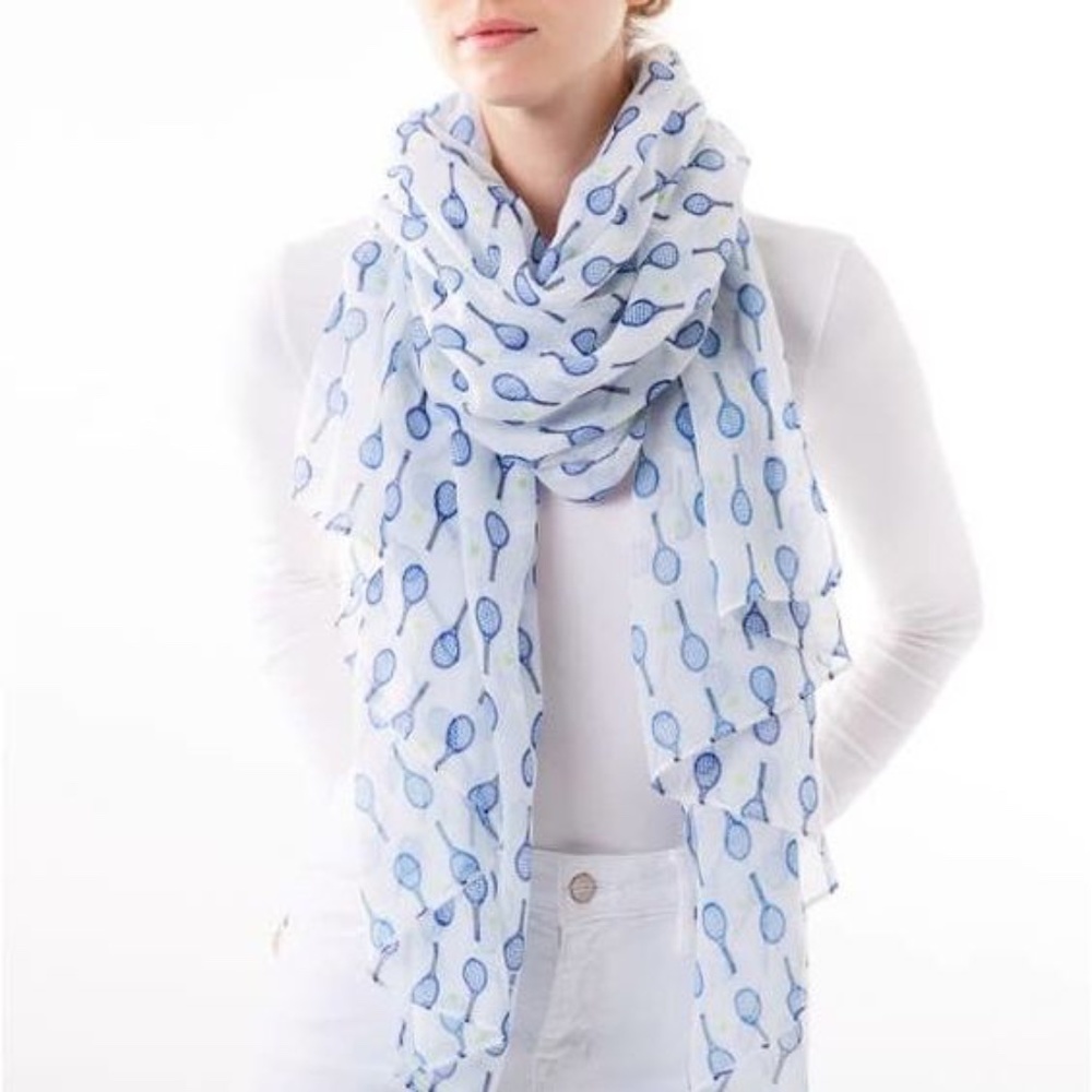 LIZA BYRD TENNIS RACQUET SCARF*NWT*